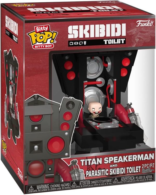 BITTY POP SKIBIDI TOILET TITAN SPEAKER AND PARASITIC SKIBIDI TILET - Image 3