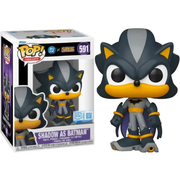 FUNKO DC X SONIC SHADOW AS BATMAN POP 591 - Image 2