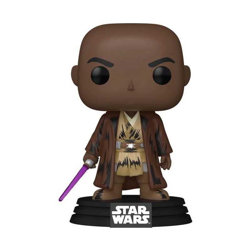 FIGFUN90327_3 FUNKO STAR WARS MACE WINDU POP 834 - Image 1