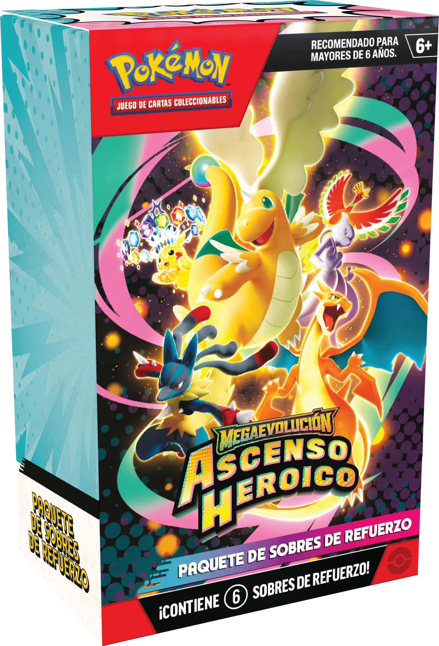 Pokemon_TCG_Mega_Evolution—Ascended_Heroes_Booster_Bundle_ES-LA PAQUETE DE 6 SOBRES DE REFUERZO ASCENSO HEROICO POKEMON TCG - Image 1