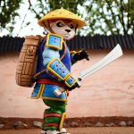 CROUCHING PANDA HIDDEN TURTLES NECA