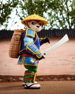 CROUCHING PANDA HIDDEN TURTLES NECA