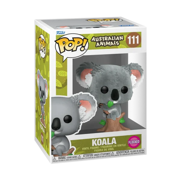 FUNKO AUSTRALIAN ANIMALS KOALA FLOCKED POP 111 - Image 2