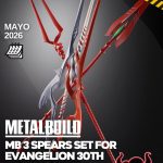 PREVENTA - MB 3 SPEARS SET FOR EVANGELION 30TH WITH THE SPEAR AC - METABUILD