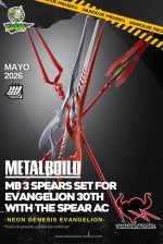 PREVENTA - MB 3 SPEARS SET FOR EVANGELION 30TH WITH THE SPEAR AC - METABUILD