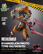 PREVENTA - EVANGELION PROTO TYPE-00/30TH WITH THE SPEAR OF LONGIVUS - METALBUILD
