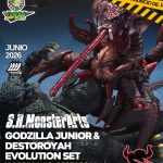 PREVENTA - GODZILLA JUNIOR AND DESTOROYAH EVOLUTION SET - SH MONSTERARTS