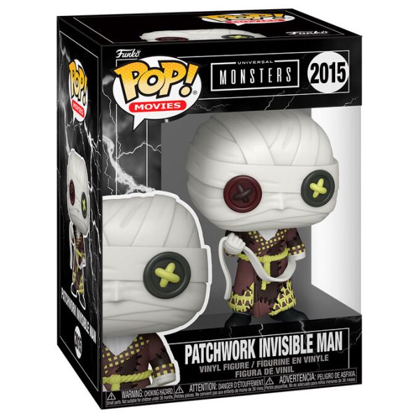 INVISIBLE MAN PATCHWORK 2015 UNIVERSAL MONSTERS POP - Image 2