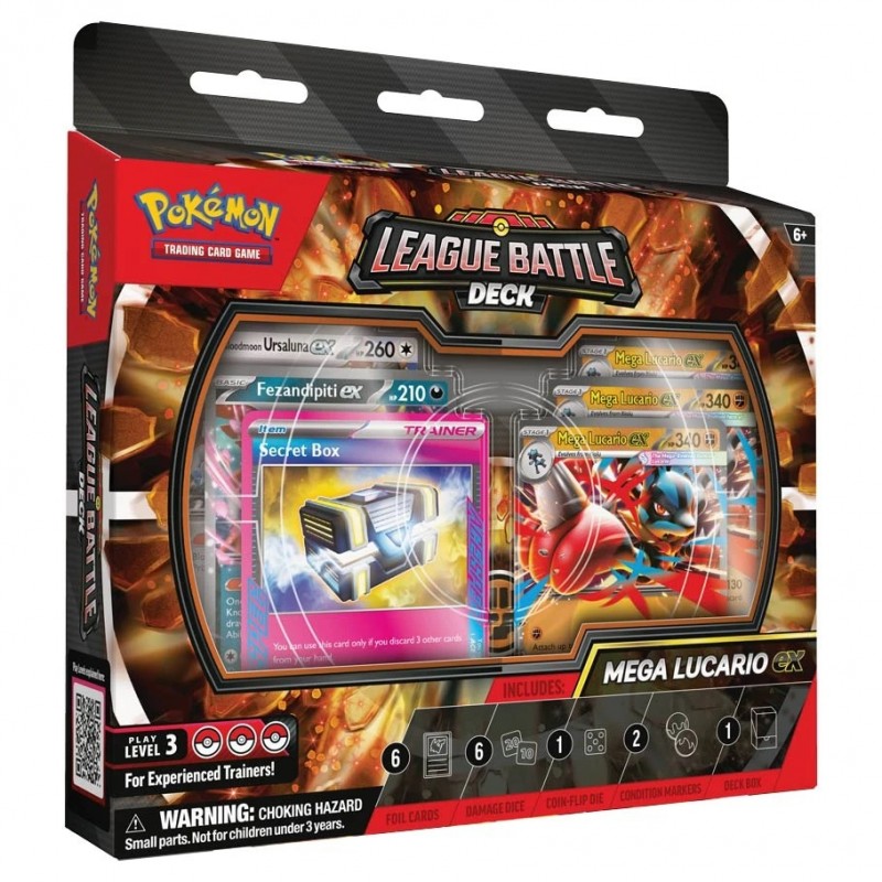 -ingles-pokemon-tcg-mega-lucario-ex-league-battle-deck MEGA LUCARIO EX LEAGUE BATTLE DECK POKEMON TCG - Image 1