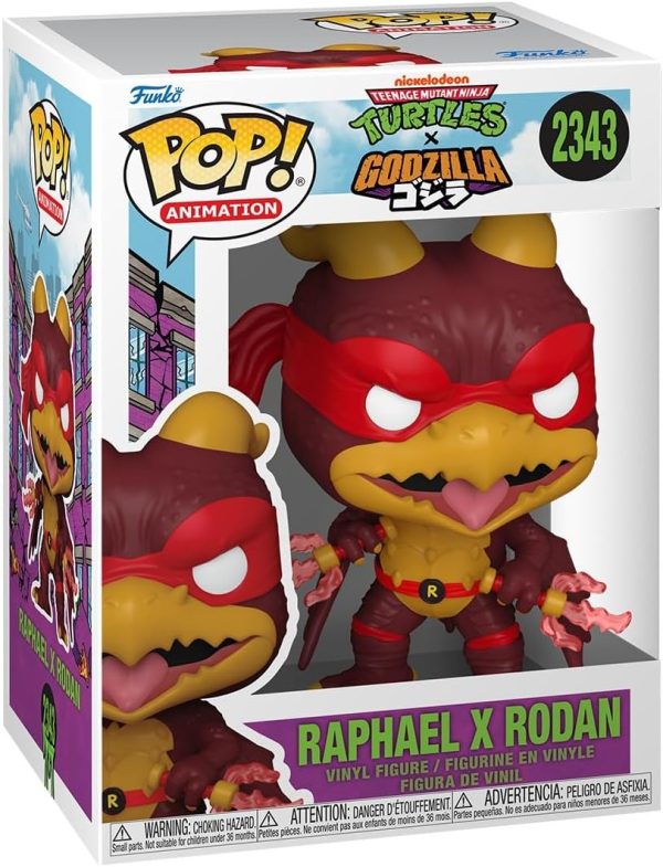 FUNKO NINJA TURTLES X GODZILLA RAPHAEL X RODAN POP 2343 - Image 2