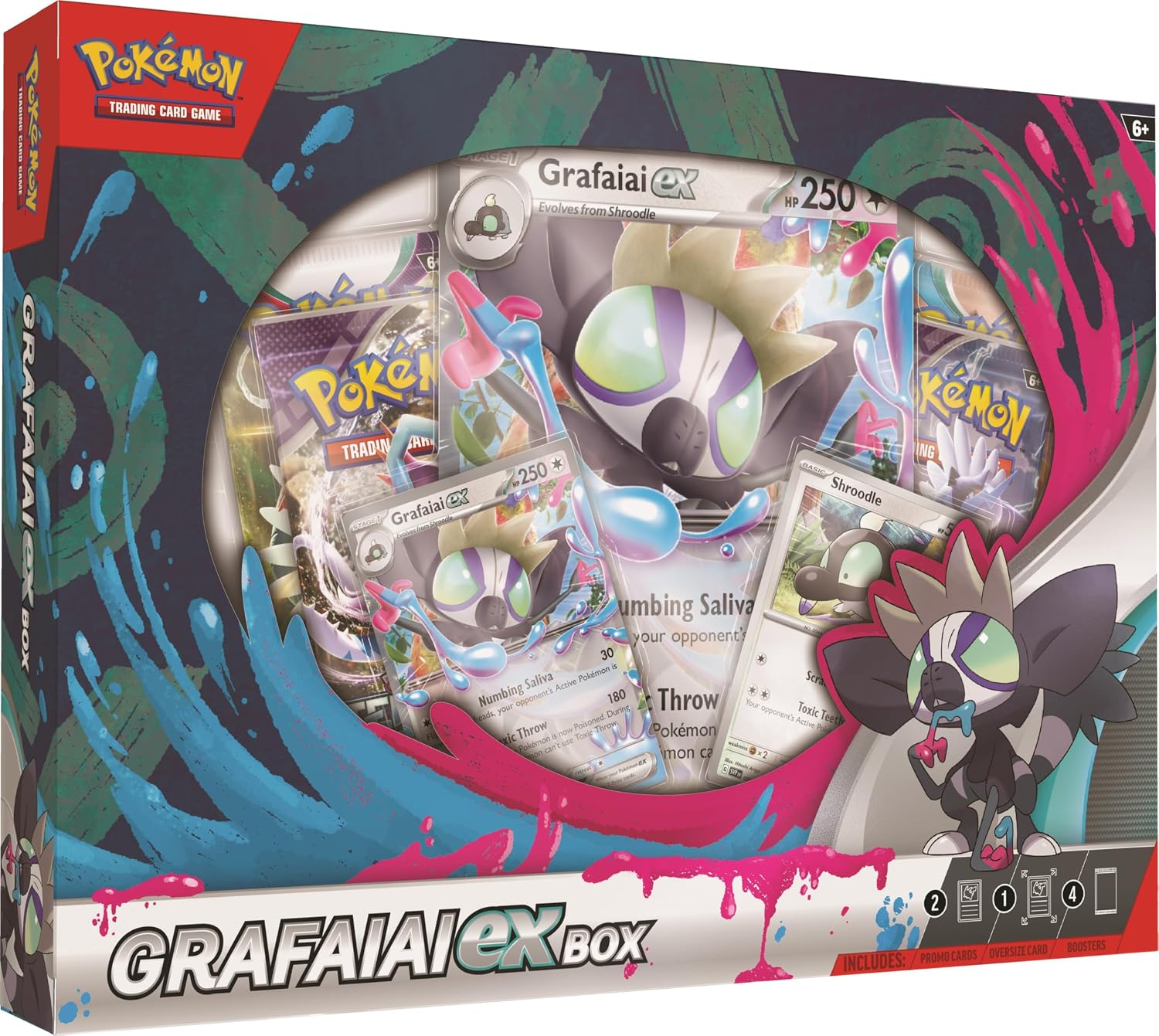 812oZ9pPKpL._AC_SL1500_ POKEMON GRAFAIAIEX - Imagen 1