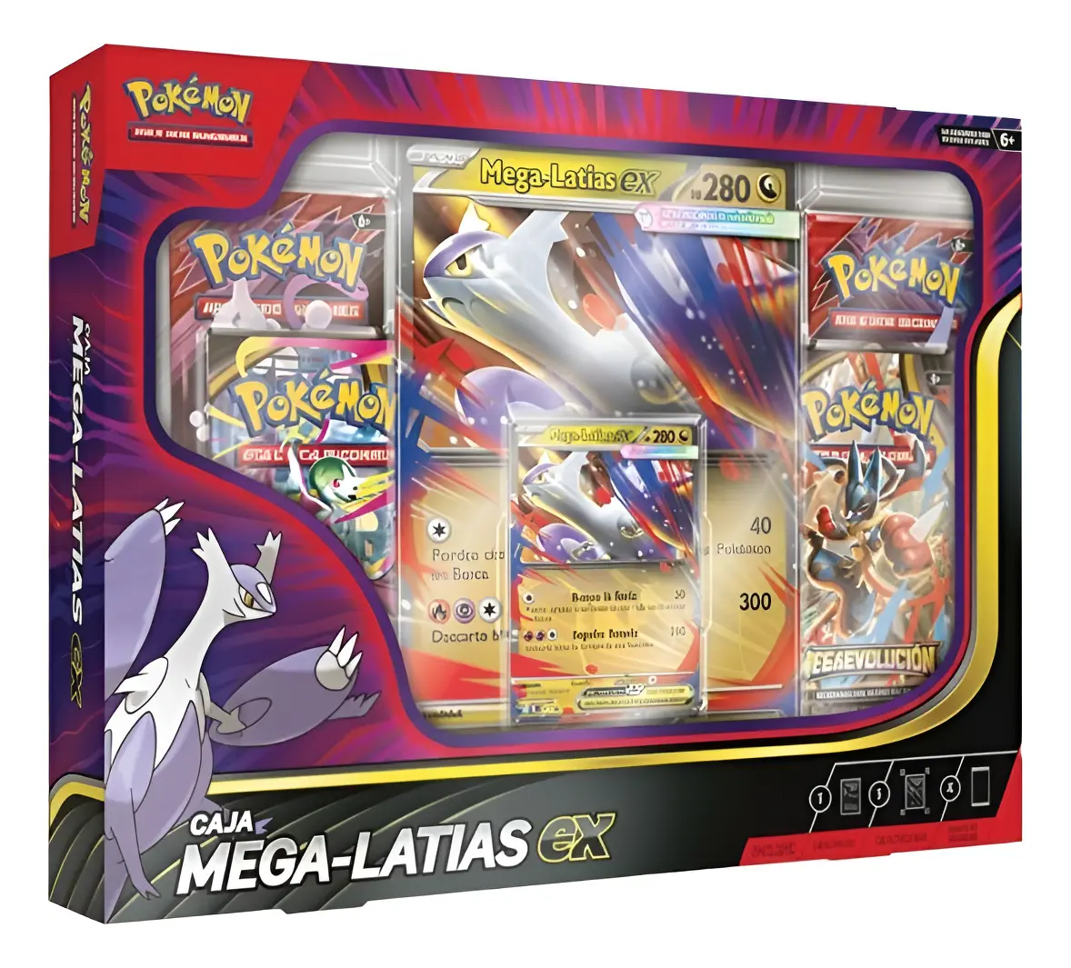 D_NQ_NP_2X_811656-MLA94678103328_102025-F CAJA MEGA LATIAS EX POKEMON TCG - Image 1