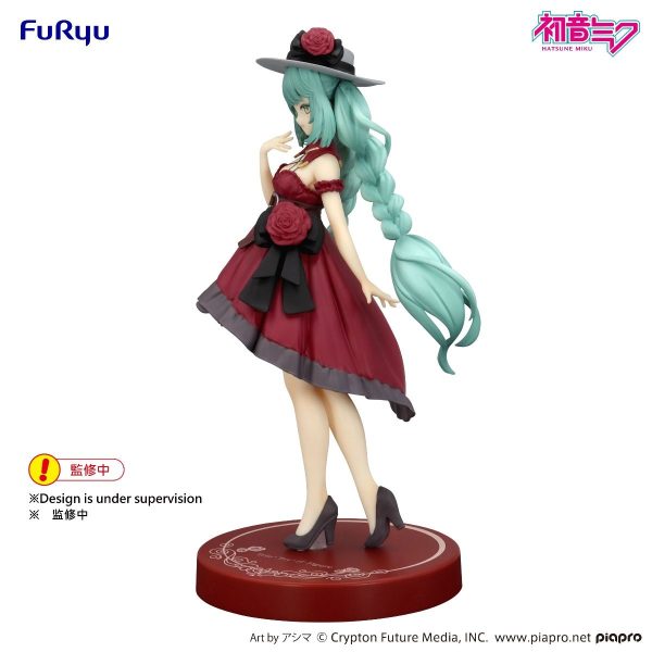 FURYU TRIO-TRY-IT FIGURE HATSUNE MIKU - OUTING DRESS RED VER - Image 8