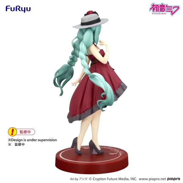 FURYU TRIO-TRY-IT FIGURE HATSUNE MIKU - OUTING DRESS RED VER - Image 5