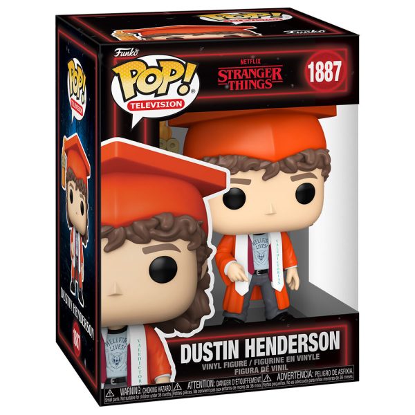 FUNKO STRANGER THINGS DUSTIN HENDRSON POP 1887 - Imagen 2