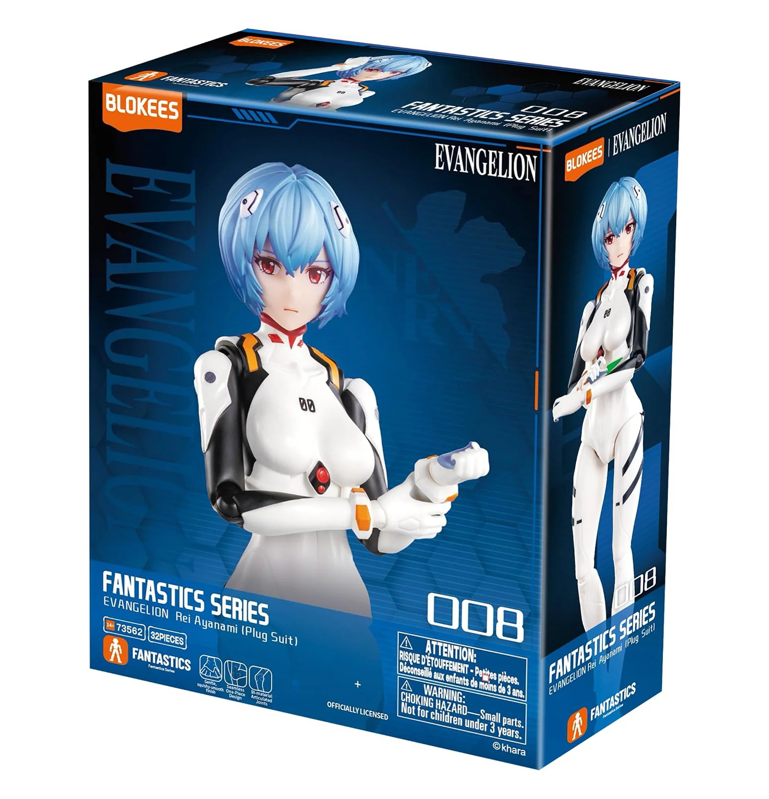 24.950-810181531510_1 BLOKEES FANTASTICS SERIES AYANAMI REI (PLUG SUIT) - Imagen 1