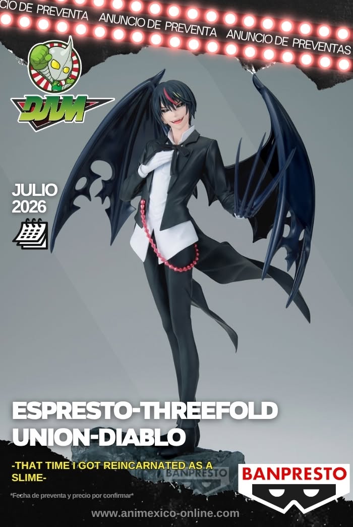 741523690_1473947138106801_7238204794966548649_n PREVENTA - THREEFOLD UNION DIABLO - BANPRESTO - Image 1