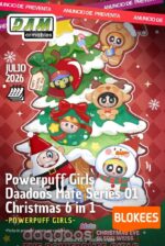 PREVENTA - POWERPUFF GIRLD - CHRISTMAS 6 IN 1 - BLOKEES