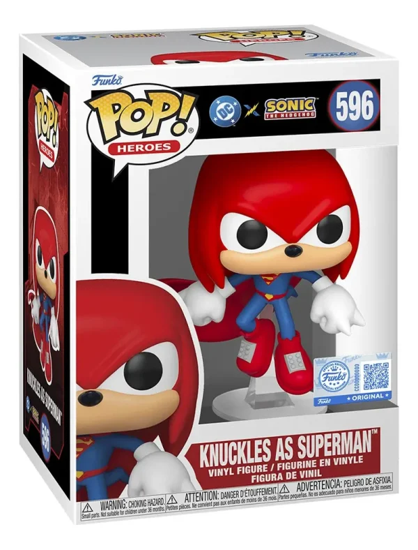 KNUCKLES AS SUPERMAN FUNKO POP - Imagen 2