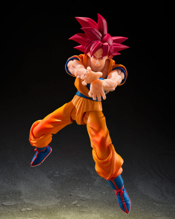 SHF SUPER SAIYAN GOD SON GOKU - GOD AURA - Image 4
