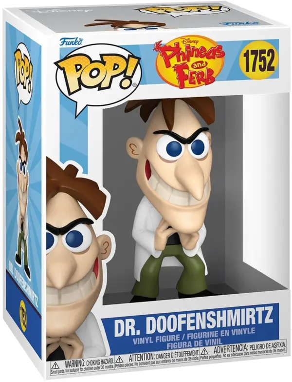 FUNKO PHINEAS AND FERB DR. DOOFENSHMIRTZ POP 1752 - Imagen 2
