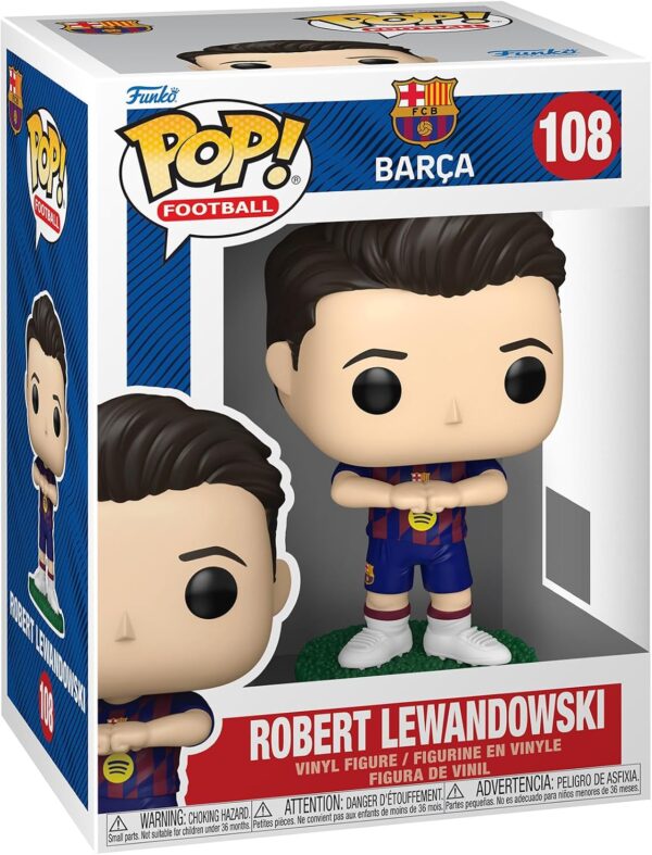 FUNKO BARCA ROBERT LEWANDOWSKI POP 108 - Imagen 2