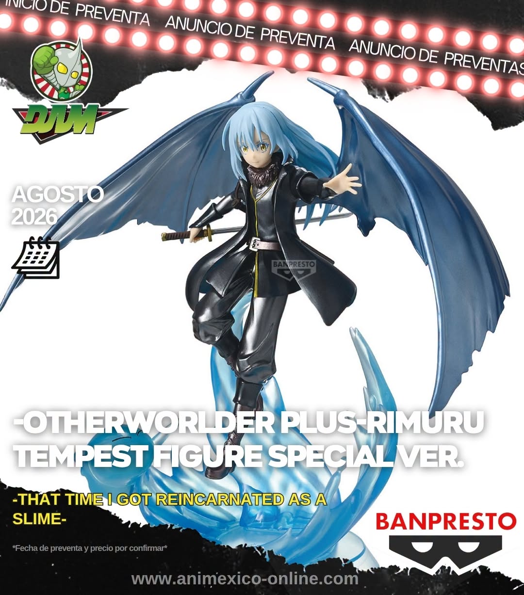 774512837_1329796472267616_3831588965138783130_n PREVENTA - RIMURU TEMPEST FIGURE - BANPRESTO - Image 1