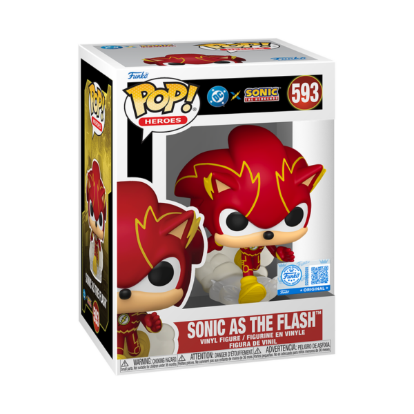 FUNKO DC X SONIC SONIC AS THE FLASH POP 593 - Imagen 2