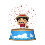 FUNKO BOLA DE NIEVE ONE PIECE MONKEY D. LUFFY
