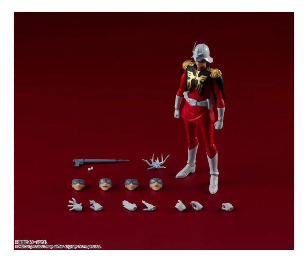 Bandai Sh Figuarts Char Aznable Mobile Suit Gundam - Imagen 3