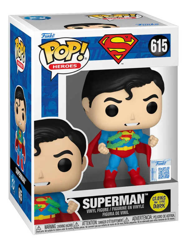 Funko Pop Superman 615 Glows In The Dark - Imagen 2