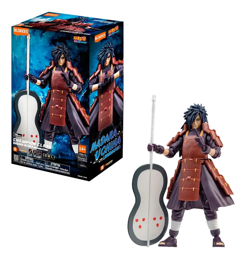 924115-MLA111641131444_062026 Blokees Naruto Champion Class: Madara Uchiha Reanimation - Imagen 1
